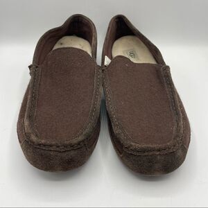 UGG  Ascot Brown Wool Slippers